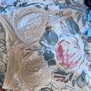 pink bralette